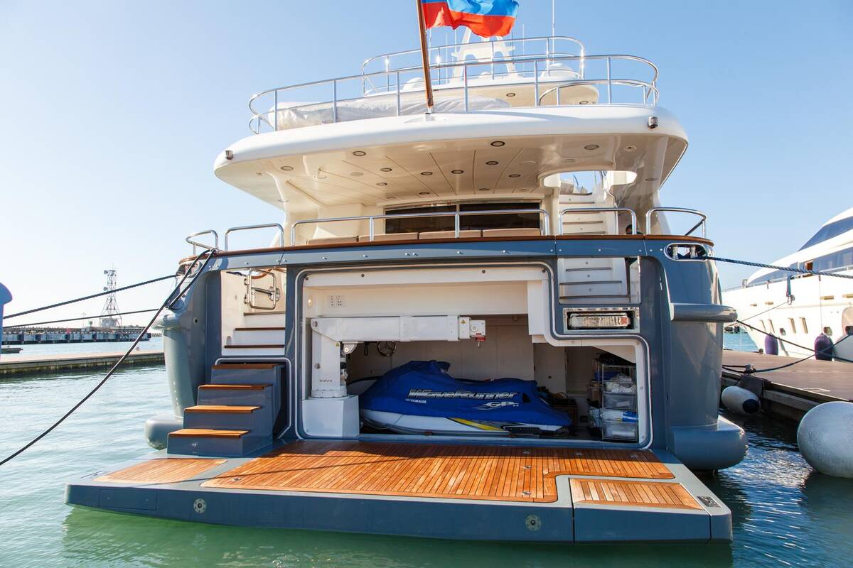 Garage with jetski