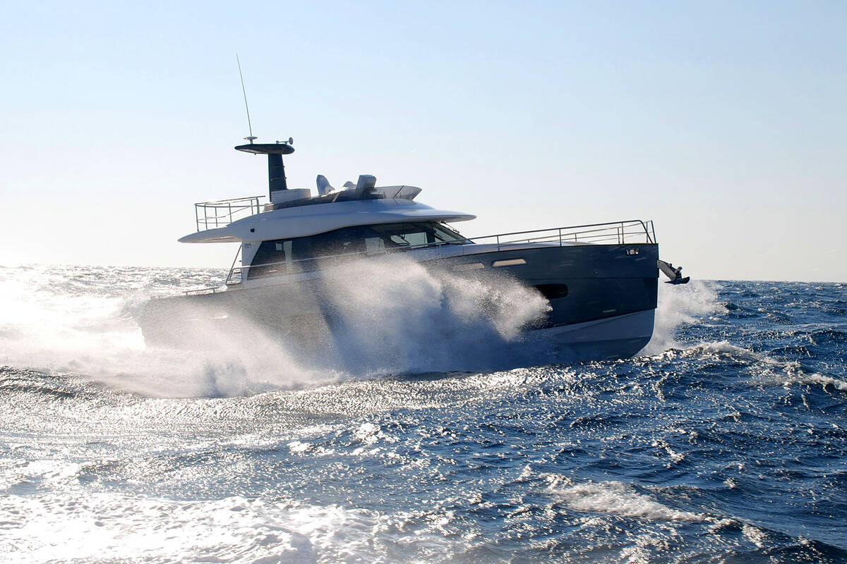 Testing in the open sea, the storm