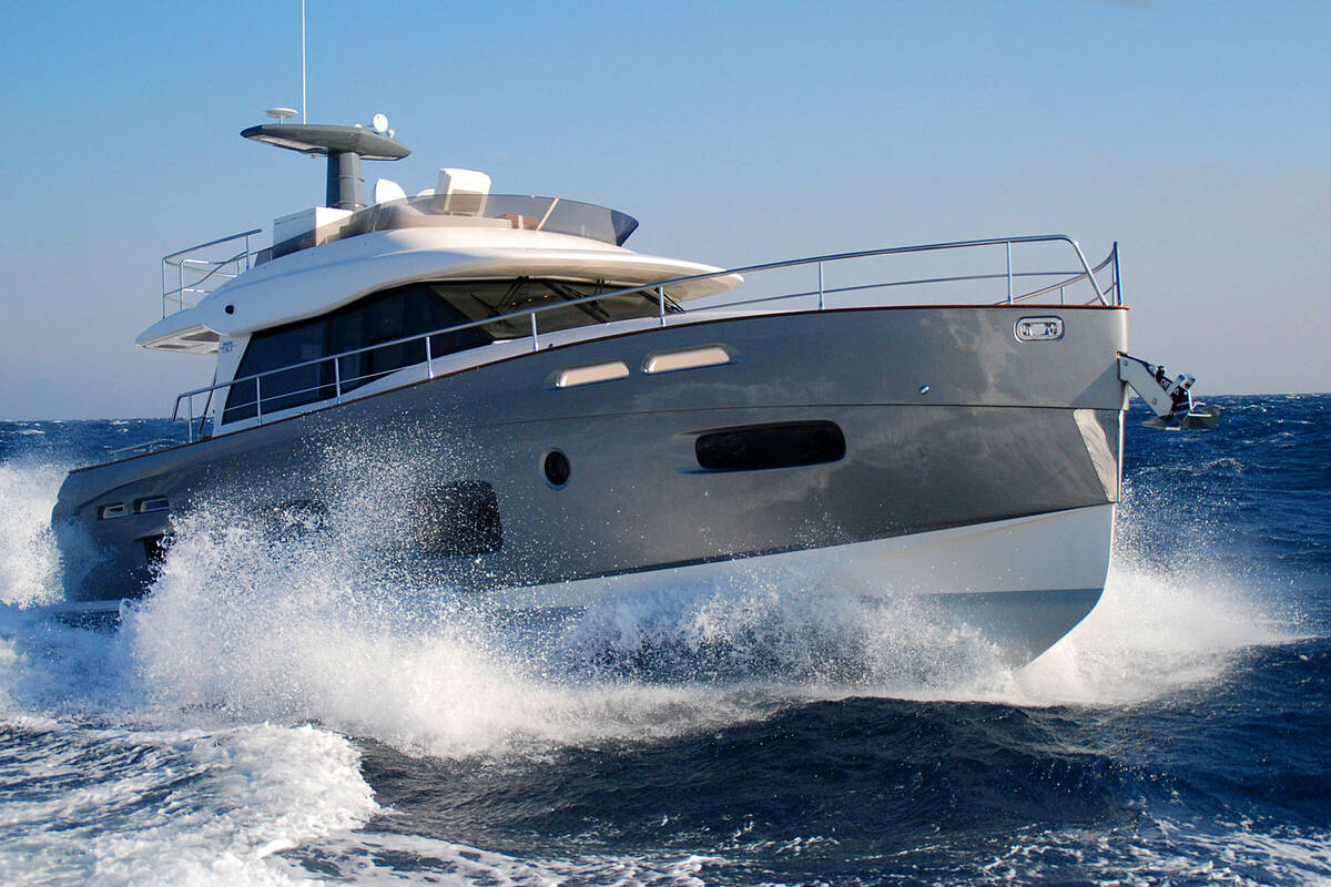 Testing in the open sea, the storm
