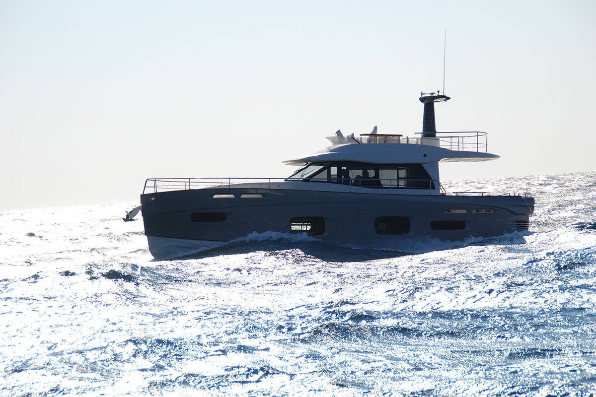 Testing in the open sea, the storm