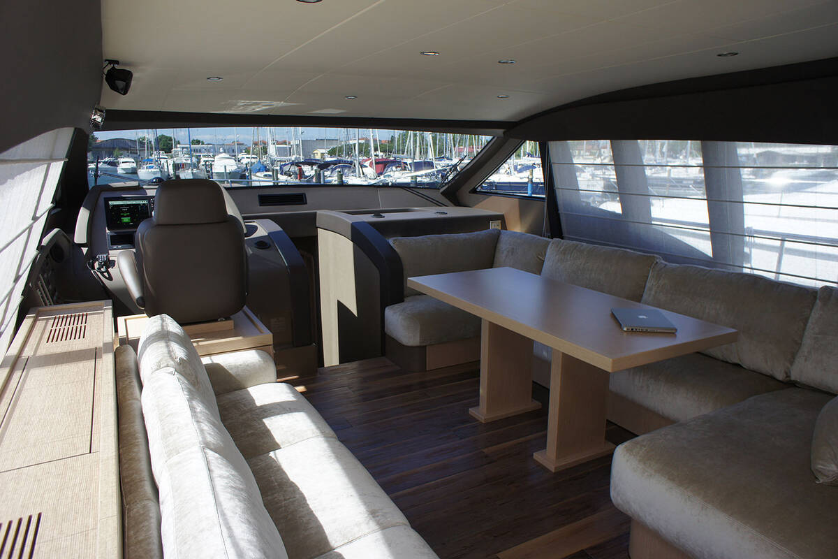 The salon on the main deck