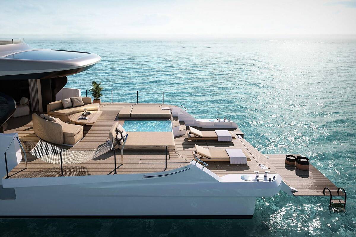 Aft beach club