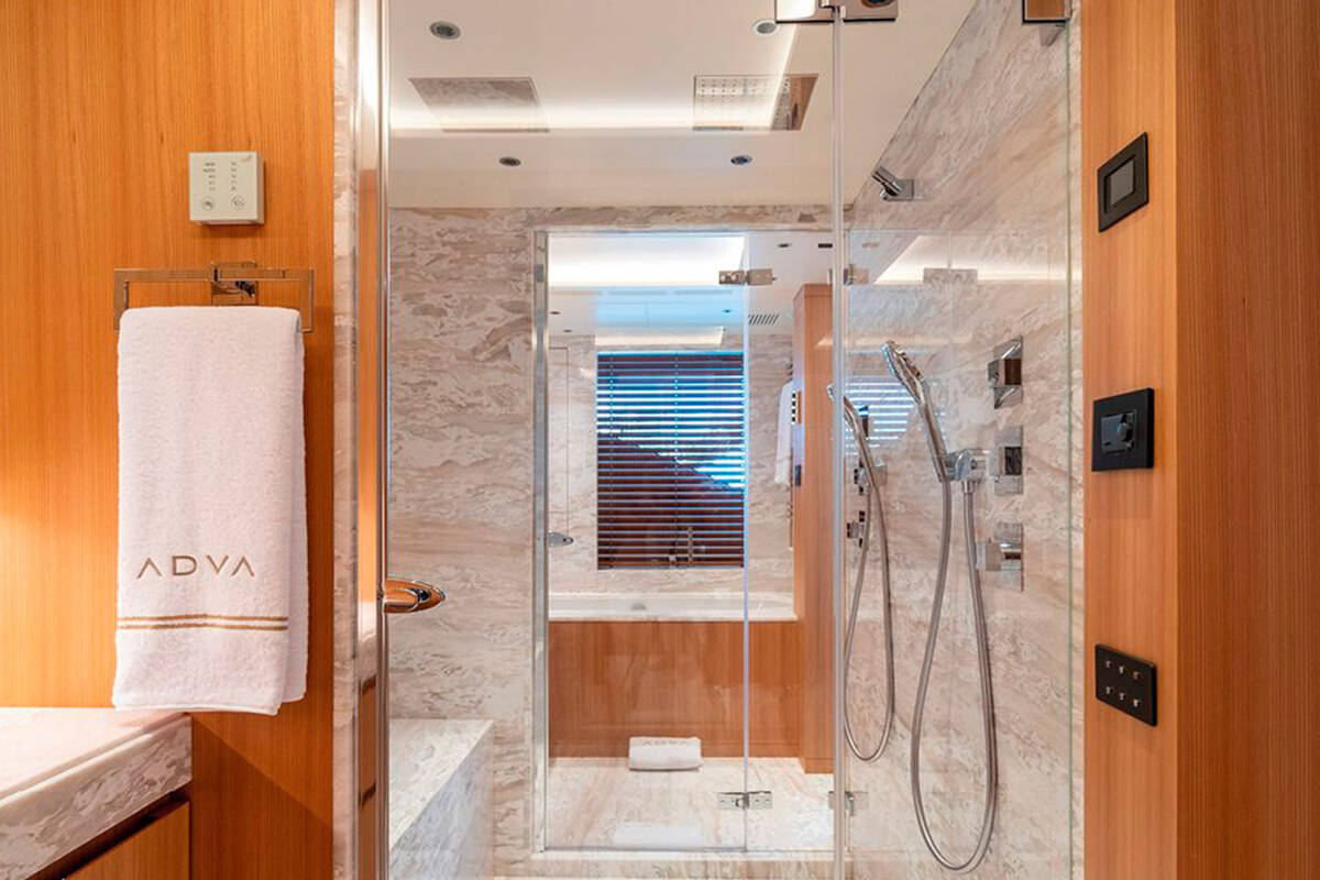 Bathroom in master cabin