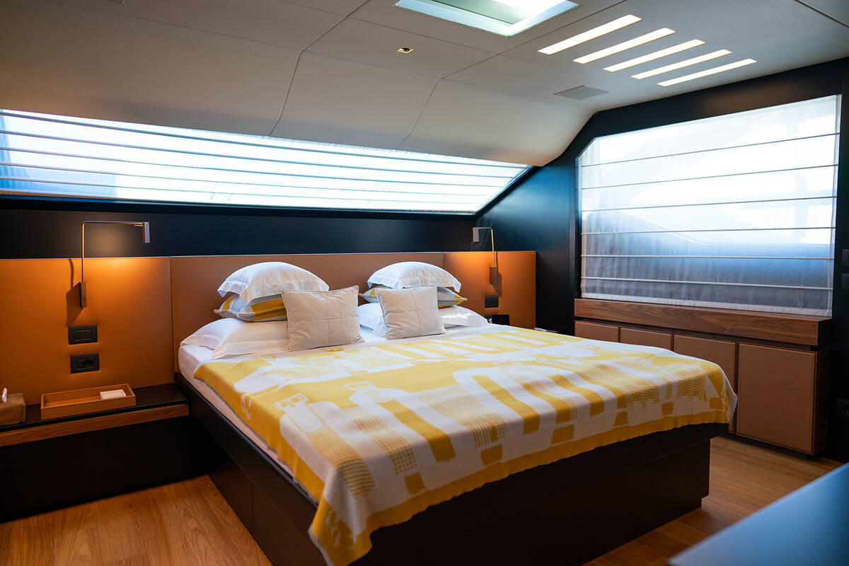 Master cabin on main deck