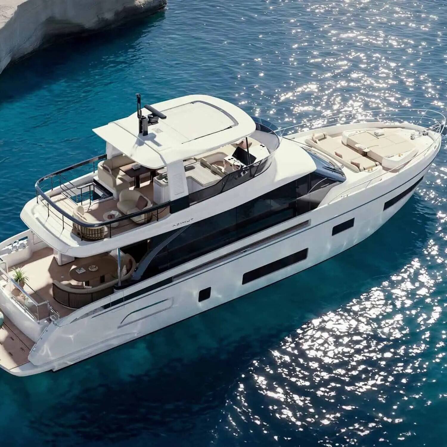 Azimut Fly 70: a yacht for mindful comfort
