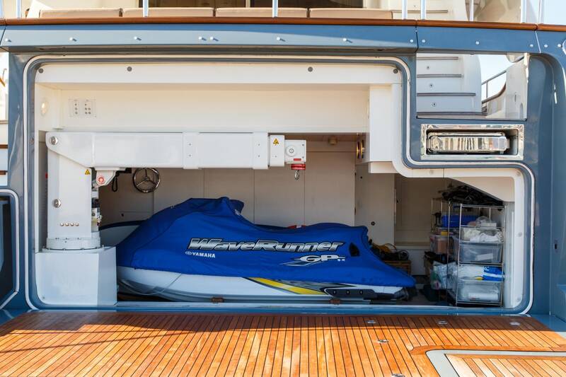 Garage with jetski