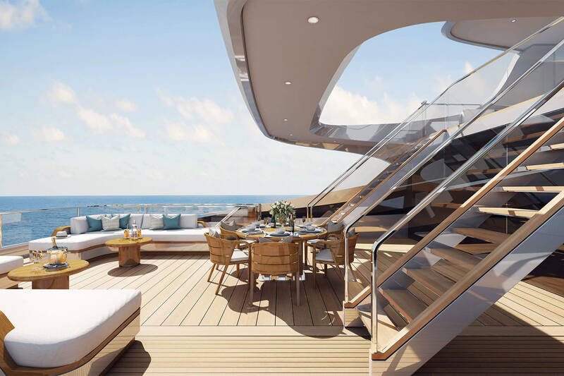 Upper deck aft area