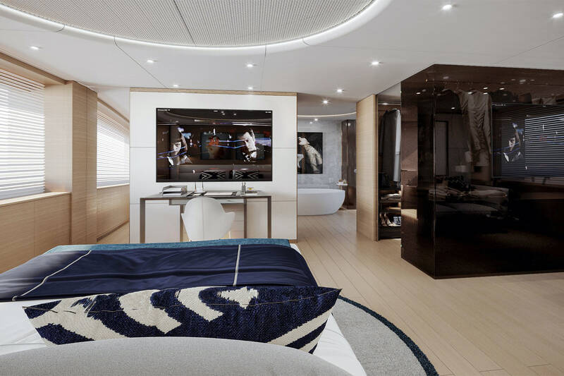 Owner's cabin on main deck