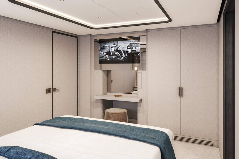 Guest VIP cabin on the lower deck