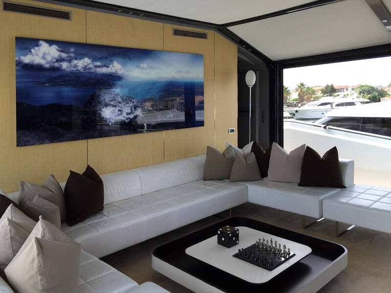 The salon on the main deck