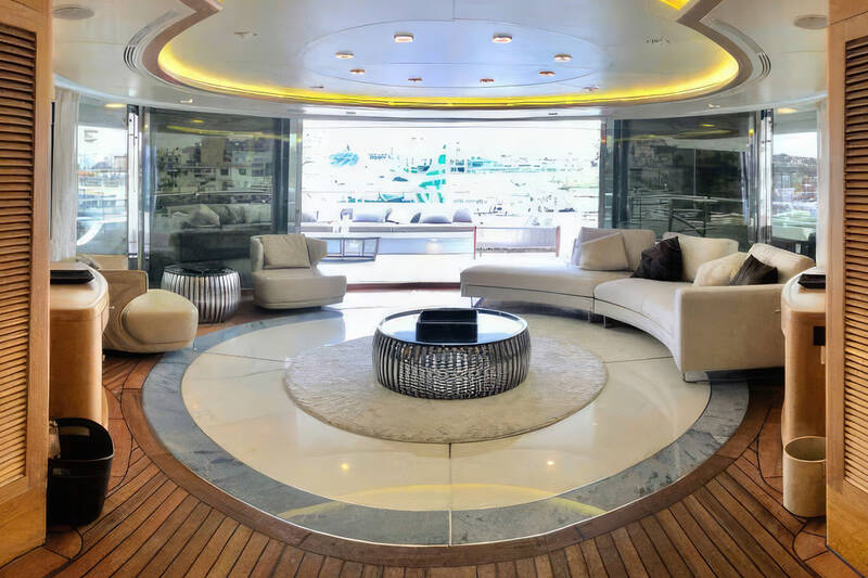 Salon on upper deck