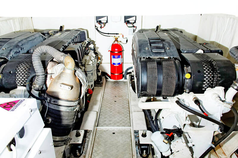 The engine compartment