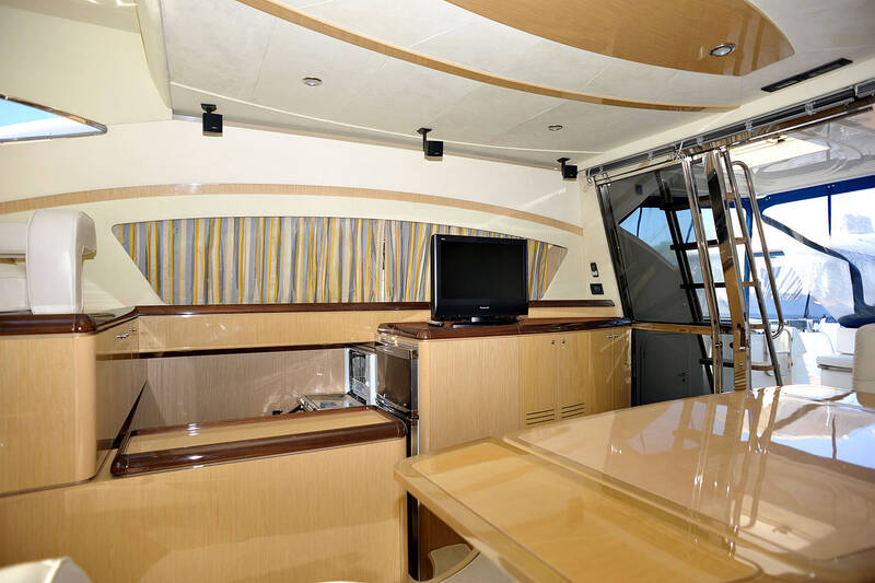 The salon on the main deck