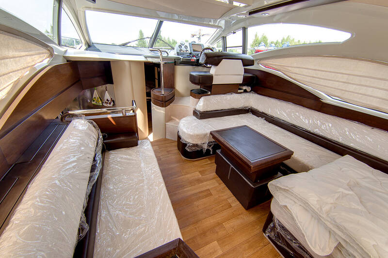The salon on the main deck
