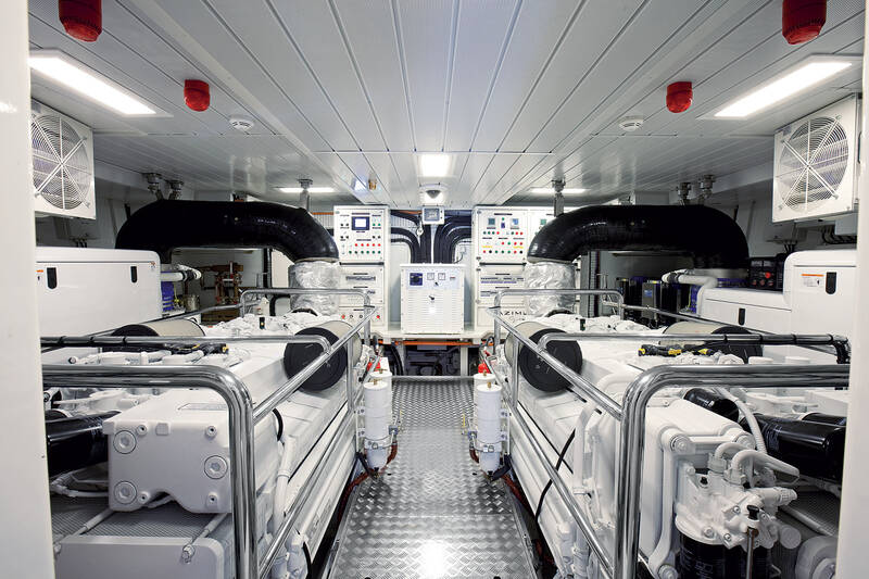 The engine room