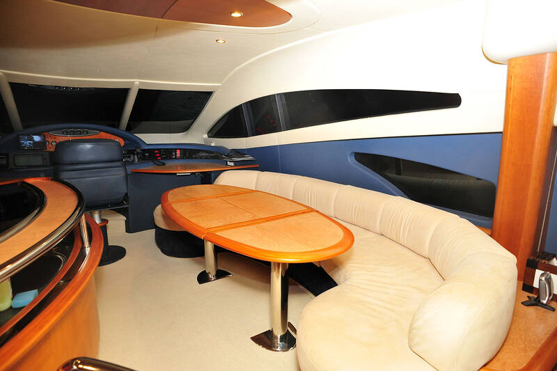 The salon on the main deck