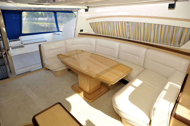 The salon on the main deck