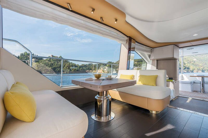 The salon on the main deck