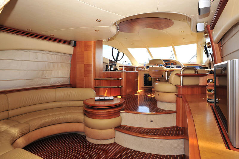 The salon on the main deck