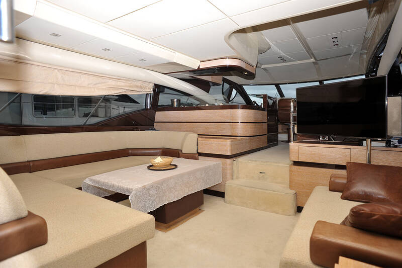 The salon on the main deck