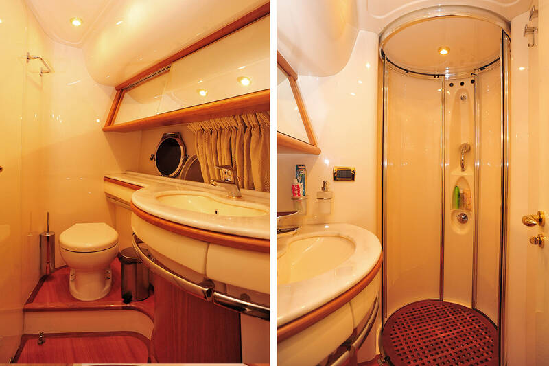 Bathroom for guest cabins