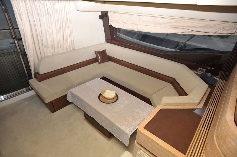 The salon on the main deck