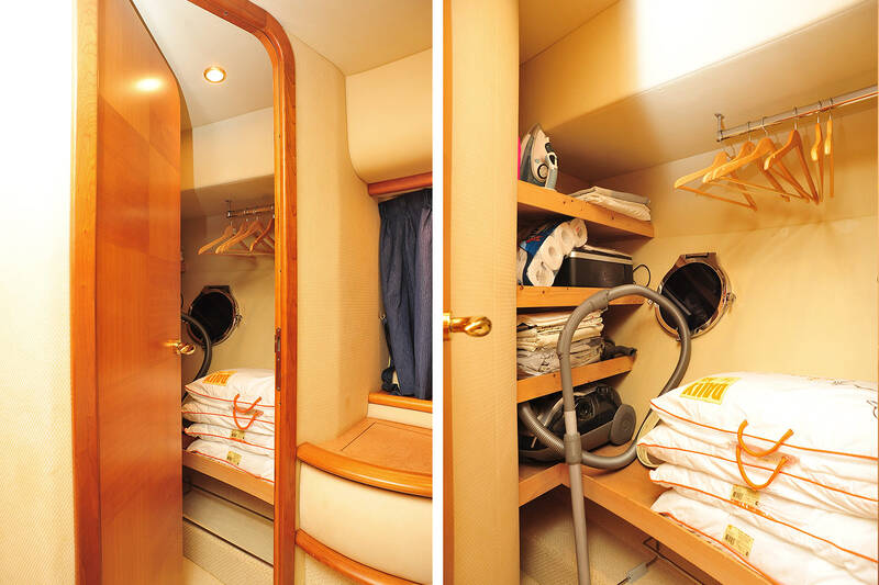 Closet in VIP stateroom