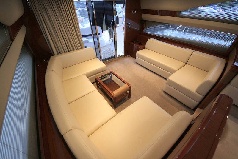 The salon on the main deck