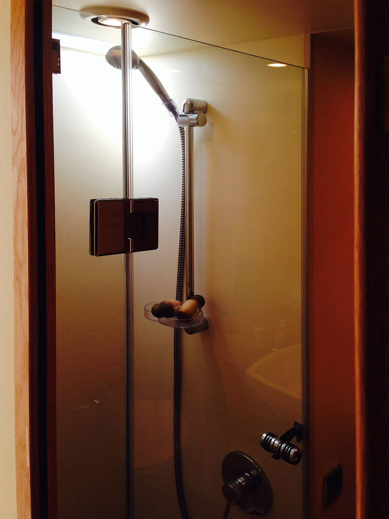 Bathroom in owner's cabin