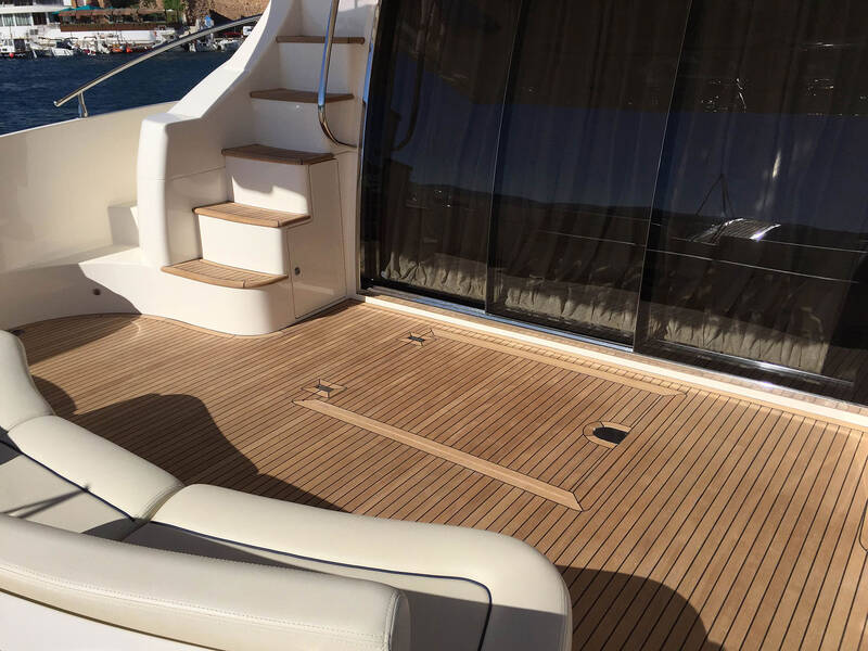 Cockpit (teak polished in July 2016)