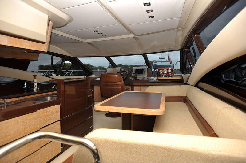 The salon on the main deck