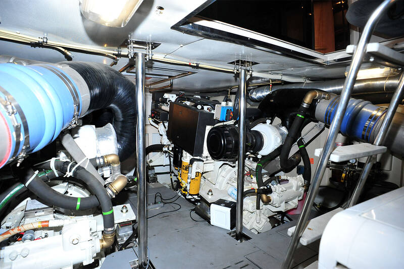 The engine compartment