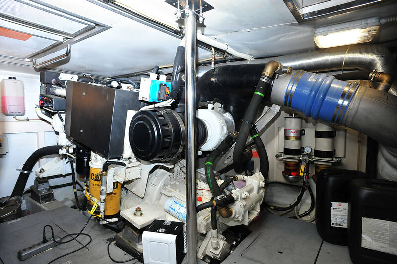 The engine compartment