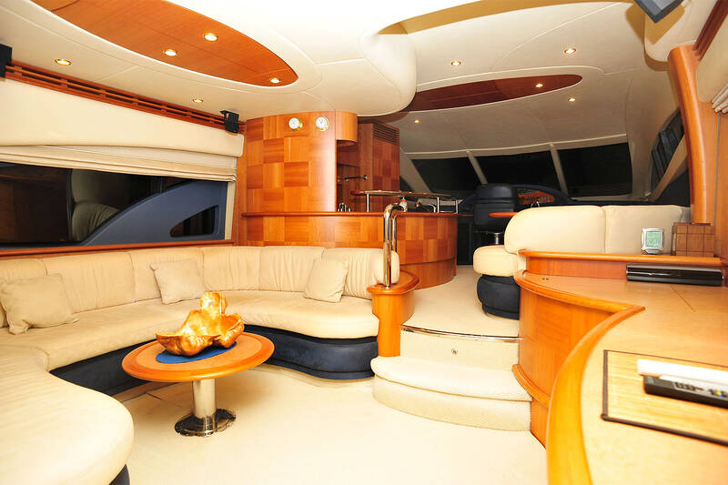 The salon on the main deck