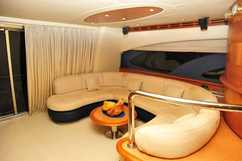 The salon on the main deck