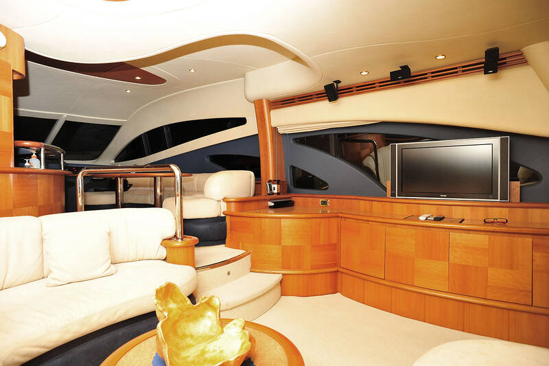 The salon on the main deck