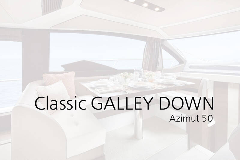 Main deck Galley Down version - Galley on the lower deck
