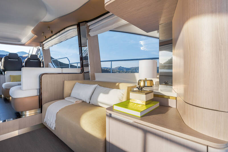 The salon on the main deck