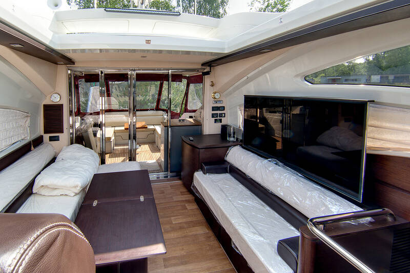 The salon on the main deck