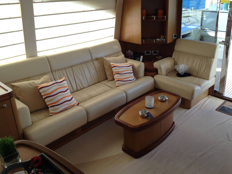 The salon on the main deck