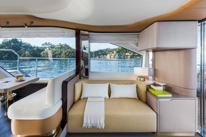The salon on the main deck