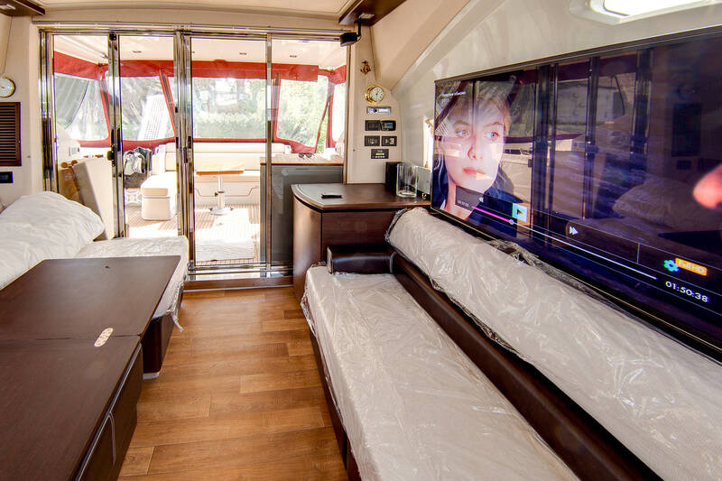 The salon on the main deck