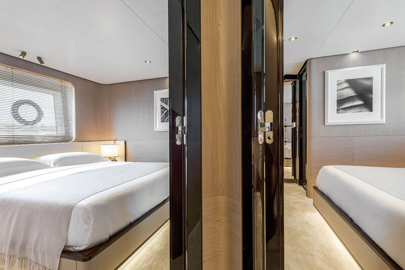 VIP cabin on the lower deck