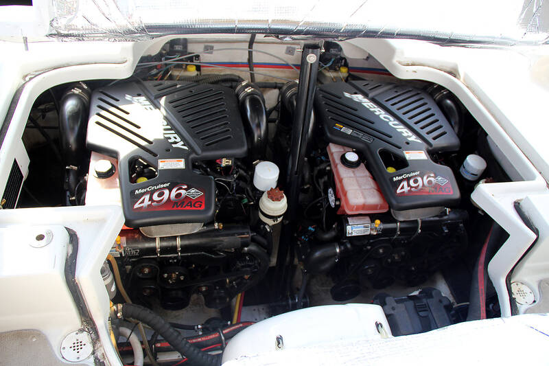 The engine compartment