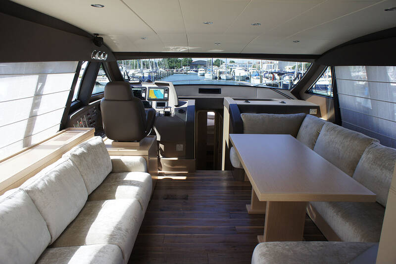 The salon on the main deck