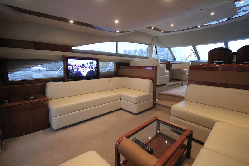 The salon on the main deck