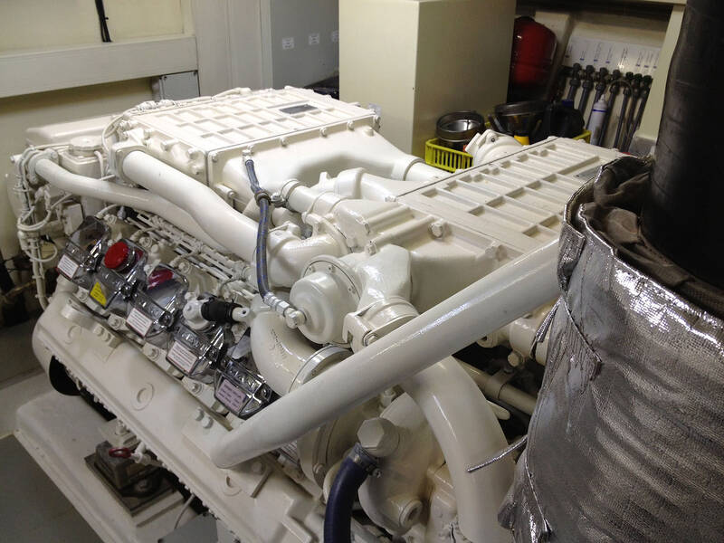 The engine compartment