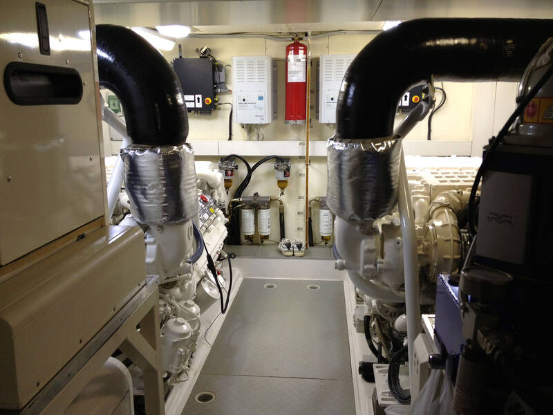 The engine compartment