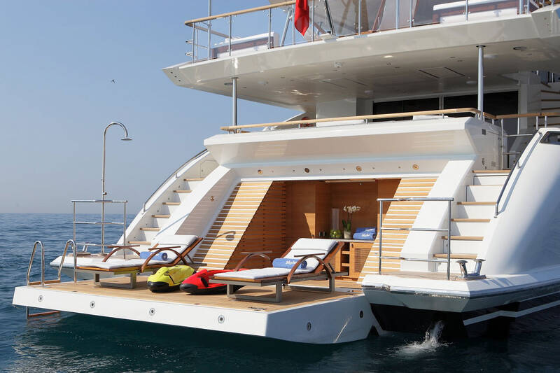 Aft beach club
