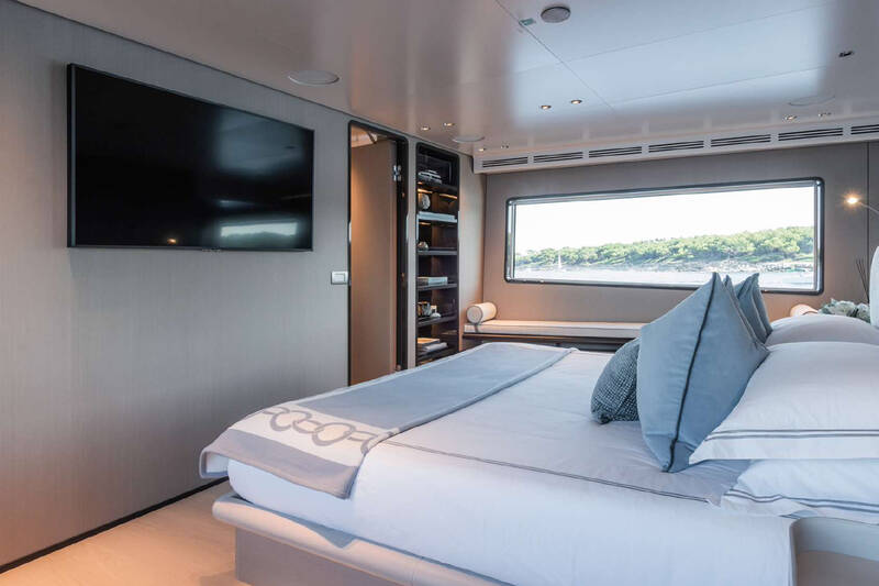 Master cabin on main deck